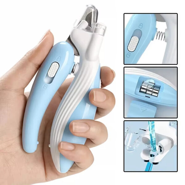 Cute Pets Nail Clippers Labor-Saving Dogs Nail Clipper Scissors  Professional Pet Nail Clippers Cat Nail Trimmer Labor-Saving Pet Claw Grooming Scissors For Dogs Small Animals Paw Nail Trimmer - Image 5