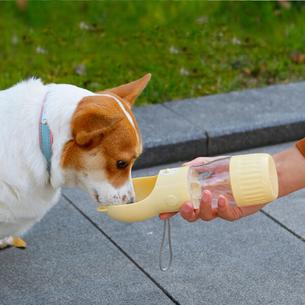 2-in-1 Portable Dog Water & Food Bottle – Leak-Proof Outdoor Pet Feeder for Dogs & Cats - Image 8