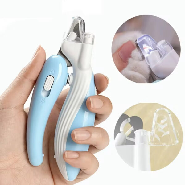 LED Electric Pet Nail Grinder – Quiet & Safe Nail Clippers for Dogs & Cats
