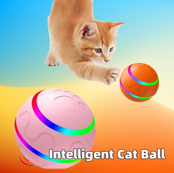 New Pet  Wicked Ball Toy – Smart Self‑Rotating USB Rechargeable Interactive Ball