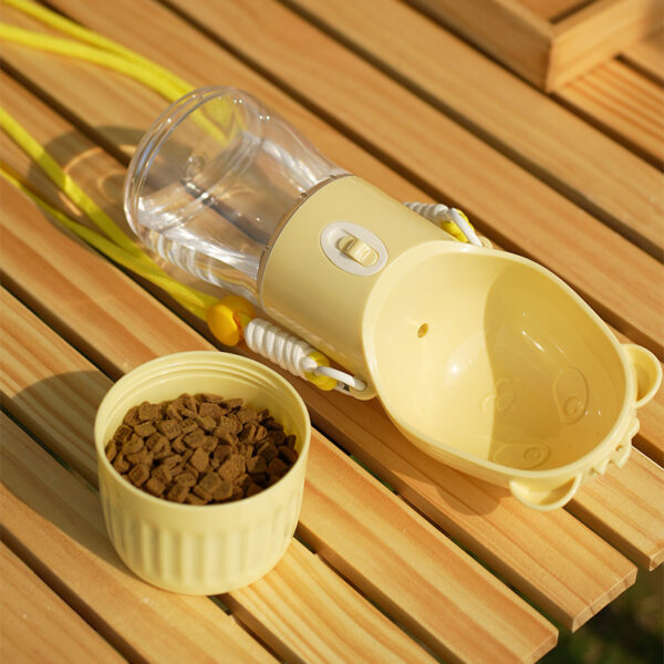 2-in-1 Portable Dog Water & Food Bottle – Leak-Proof Outdoor Pet Feeder for Dogs & Cats - Image 2